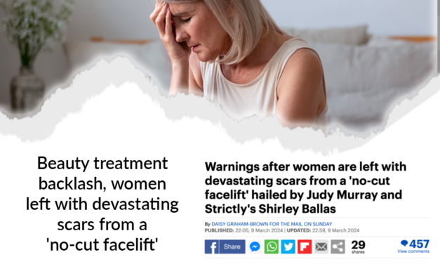 Beauty treatment backlash, women left with devastating scars from a ‘no-cut facelift’